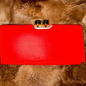 Ted Baker Bright Red Wallet